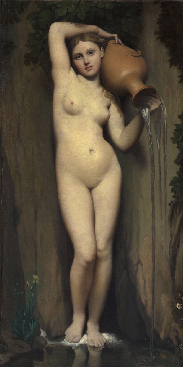 "La Fuente". Jean Auguste Dominique Ingres.
