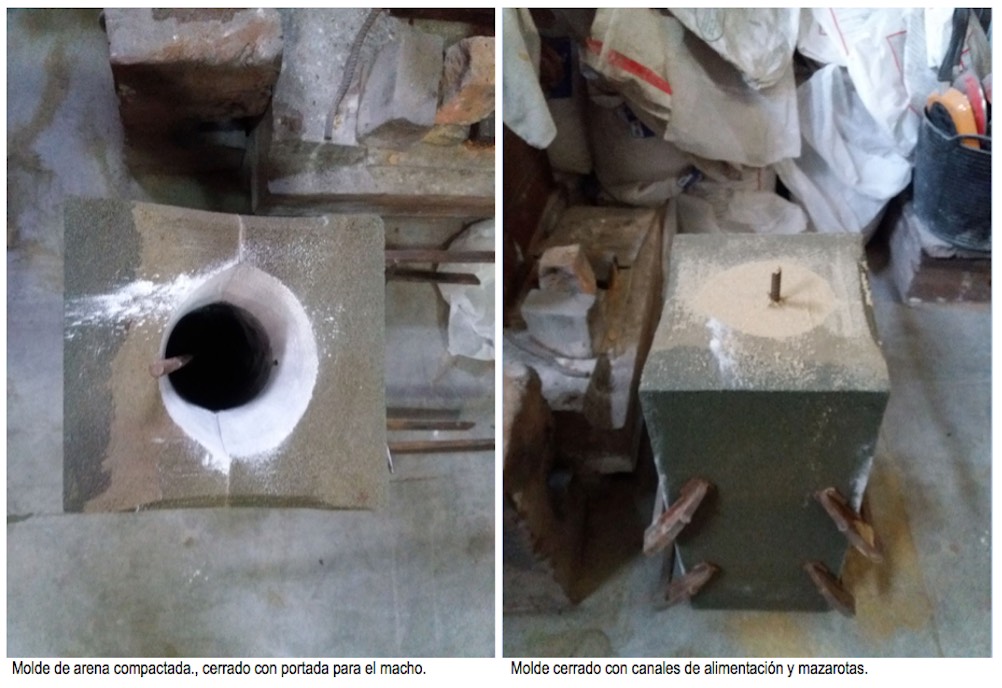 molde de arena